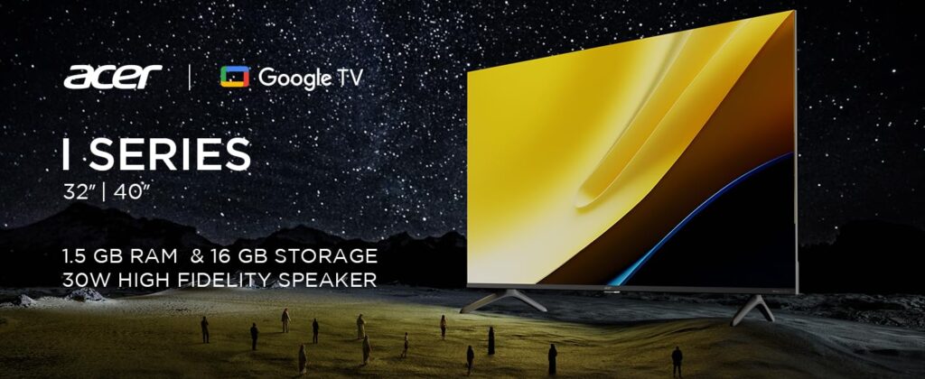 Experience Unmatched Clarity with Acer's 40-Inch Full HD Smart LED Google TV