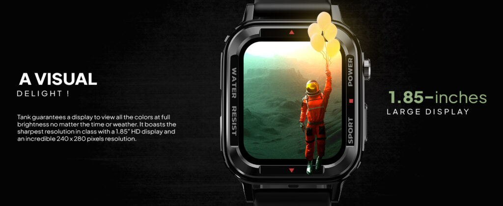 Conquer Your Day with Fire-Boltt Tank: The Ultimate Outdoor Rugged Smart Watch