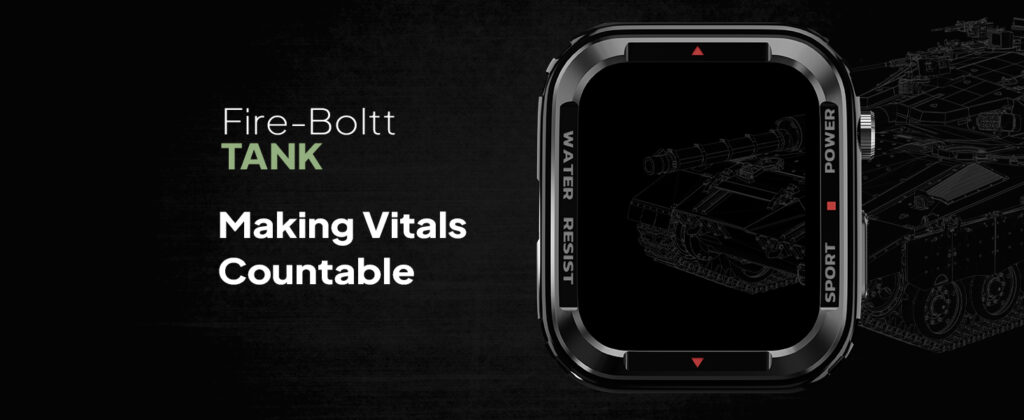 Conquer Your Day with Fire-Boltt Tank: The Ultimate Outdoor Rugged Smart Watch