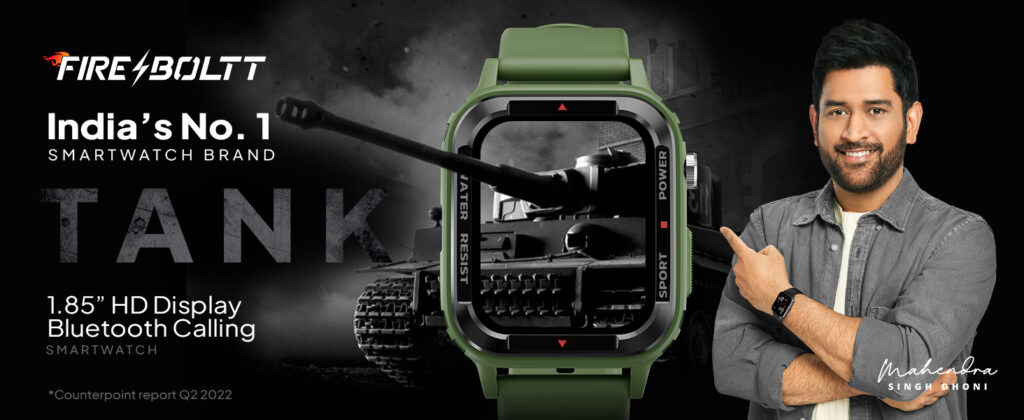 Conquer Your Day with Fire-Boltt Tank: The Ultimate Outdoor Rugged Smart Watch