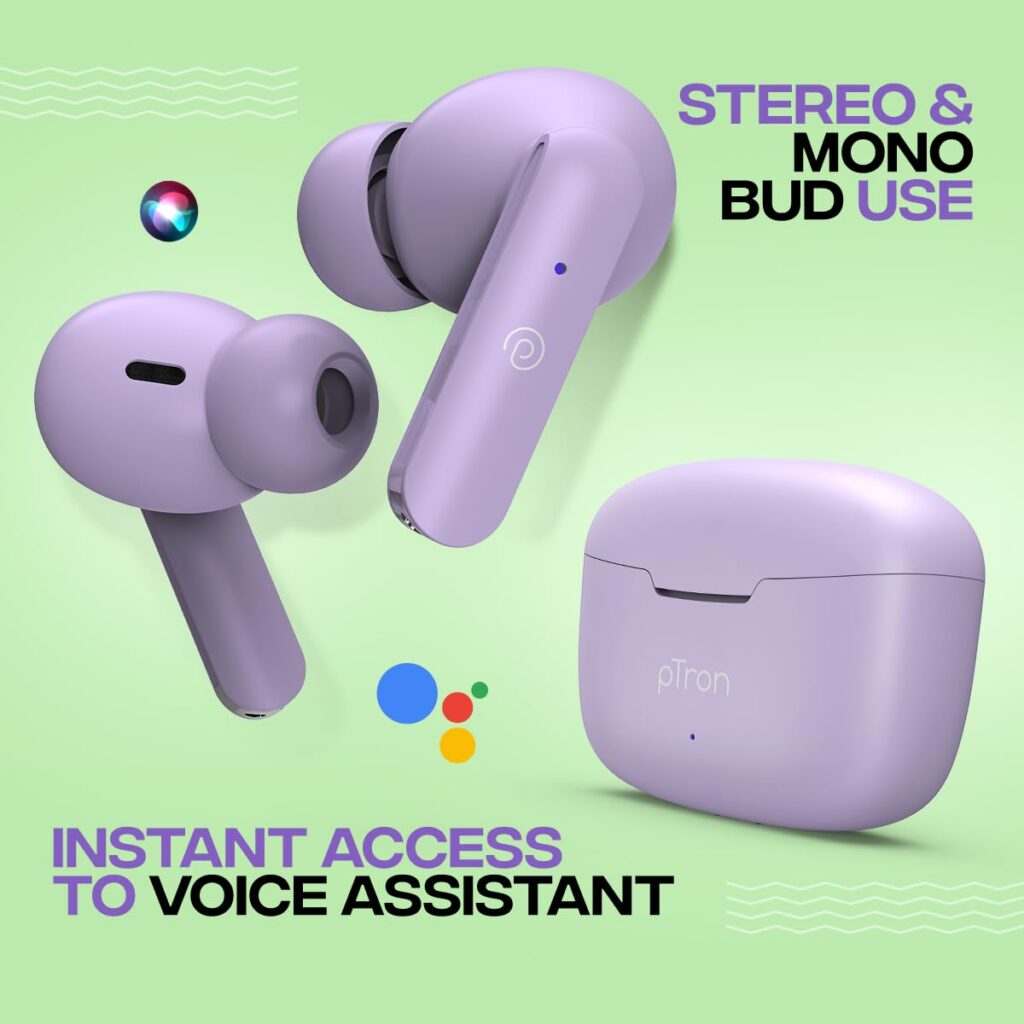 Experience Unmatched Audio Bliss with pTron Bassbuds Duo: Your Ultimate Wireless Companion